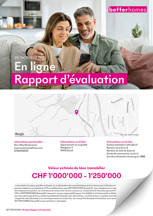 Évaluation immobilière gratuite 